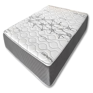 Descansín - Colchón Viscoelástico Anti-Stress | Colchón Firmeza Muy Alta para Dolores Espalda | Colchón Premium 30cm Cama Alta | Colchón Cama Matrimonial o Individual | Fabricado en España (135x190)