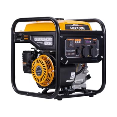 maXpeedingrods Inverter Generador Portátil 3500W Gasolina 4 tiempos con 2 tomas de 230V, Estación de Energía Electrica Doméstico, Silencioso y Ligero para Camping Autocaravan Apagón Construcción