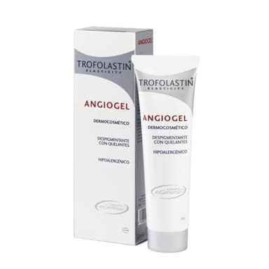 Trofolastin, Angiogel Despigmentante, Gel Reductor de Marcas Post-Hematoma, Mejora la Circulación y Refuerza la Piel, 50ml