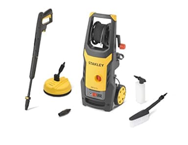 Stanley Hidrolimpiadora de Alta Presión SXPW16PE con Patio Cleaner y Cepillo Fijo (1600 W, 125 Bar, 420 l/h)