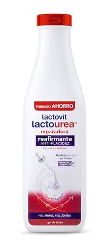 Lactovit - Gel de Baño Reafirmante Lactourea XXL 750 ml – Repara y Reafirma la Piel Seca y Flácida – Con Urea ProLactic10 y Péptidos de Colágeno – Piel Más Firme en 7 Días – Aprobado por Dermatólogos