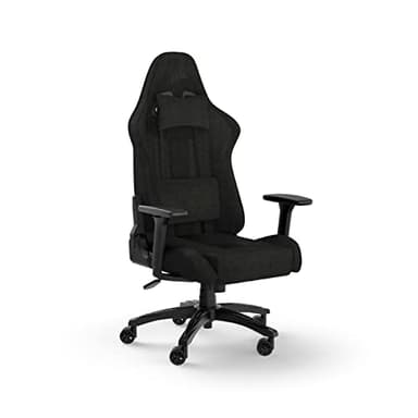 Corsair TC100 Relaxed-Fabric Gaming Chair, Nylon, Negro, Talla única