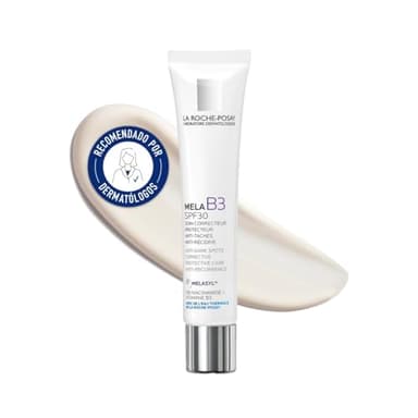 La Roche Posay Crema Despigmentante Intensiva, Fotoprotección SPF30, Intercepta el Exceso de Melanina, Efecto Glow Instantáneo, Fórmula con Melasyl y Niacinamida, Mela B3 Nueva, 40 ml