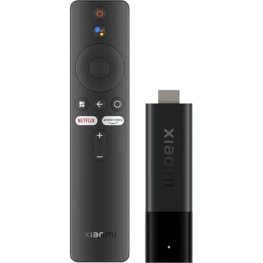 Xiaomi Smart TV Stick 4K - Dispositivo de Streaming con resolución 4K (3840 x 2160), tecnología Android TV 11, Dolby Atmos, Dolby Vision, Bluetooth 5.0, Mando a Distancia, Negro (Versión ES)