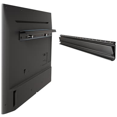 Antimbee Soporte TV Pared para Pantallas de 13-55”, hasta 45 kg, Máx VESA 400x400mm, Pulgadas de LED LCD OLED Plasma Plano/Curvado, Soporte Pared TV sin Tachuelas para Ahorrar Espacio