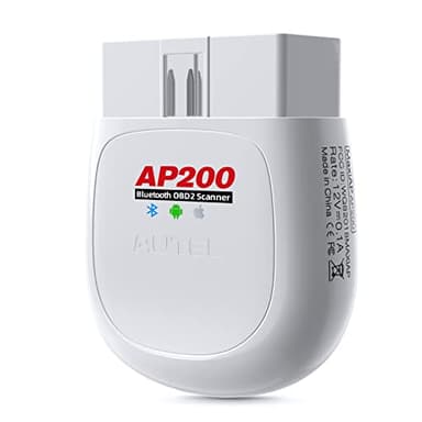 Autel MaxiAP AP200 OBD2 Adaptador de Escáner con Todos los Diagnósticos de Sistema, 19 Funciones Especiales y AutoVIN, IMMO Servicio, Reset/EPB/BMS/SAS/TPMS/FAP(Versión Bluetooth de MaxiCom MK808)