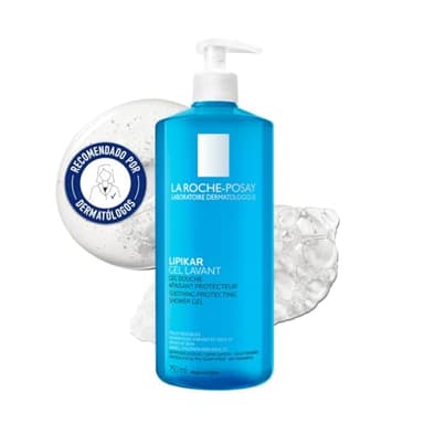 La Roche Posay Gel de ducha, Calma y Protege, Enriquecido con Manteca de Karité, Para Pieles Secas con tendencia al Eczema Atópico, Lipikar AP+M, 750 ml