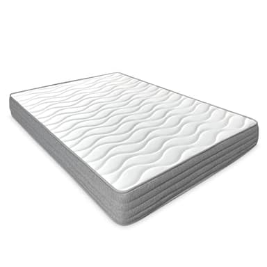 Duérmete Online - Colchón 90 x 190 Viscoelástico Frida con Cara Invierno/Verano, Ergonómico, Confort y Dureza Óptimos, Higiénico y Transpirable, Grosor 21cm