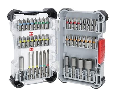 Bosch Juego de 43 puntas de destornillador extraduras, 43 piezas (197 x 110,5 mm, accesorios profesionales, destornilladores y taladros)