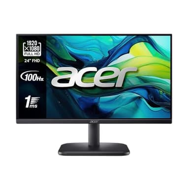 Acer EK241Y G Monitor de 23,8 Pulgadas (Pantalla de 60 cm) Full HD, IPS, 120 Hz HDMI, 75 Hz VGA, 4 ms (GTG), HDMI 1.4, VGA, AdaptiveSync