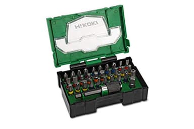 HiKOKI Juego de puntas de 32 piezas - Juego de puntas de destornillador para trabajos precisos - Puntas Torx, PH, PZ, SL - Caja puntas ideal para al bricolaje y profesionales