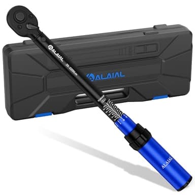 ALAIAL Llave dinamométrica de 1/2 pulgadas, ± 3% de precisión de error, 20-220 Nm, 72 dientes, llave dinamométrica para bicicleta, motocicleta y coche