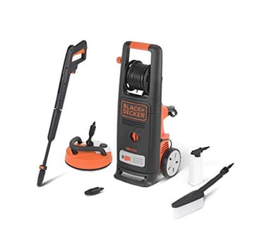 Black+Decker Hidrolimpiadora de Alta Presión BXPW2000PE con Patio Cleaner y Cepillo Fijo (2000 W, 140 bar, 440 l/h)