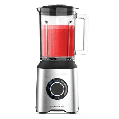 Taurus - Batidora de Vaso Potente 1800W | 20 Velocidades TURBO + 4 Funciones| Picahielo | Smoothie | Apto para Lavavajillas | 6 Cuchillas | BPA Free