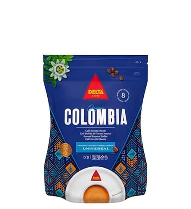 Delta Cafés Origen Colombia - Café Molido - Notas Suaves y Aterciopeladas con Leves Matices Cítricos - 220 g