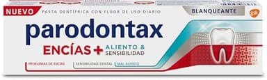 Parodontax Encías + Aliento Blanqueante, Pastas de Dientes, 75 ml