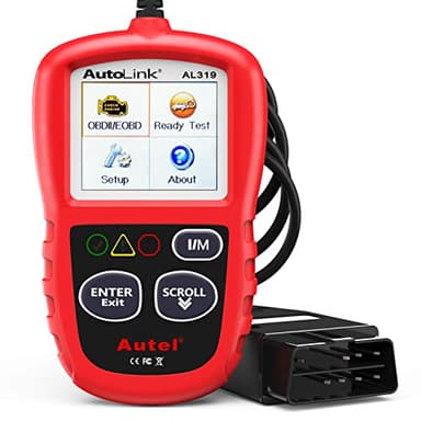Autel Autolink AL319 Bus Can Diagnosis Multimarca OBD 2 EOBD Auto Scanner Lee y Borra Códigos de Error de Automóviles con Interfaz Estandar OBD II 16 Pines