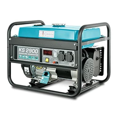 Generador de gasolina KS 2900,generador electrico gasolina2900 W,2x16A (230 V),12V,power station con (AVR),indicador aceite, protección ante sobrecargas y cortocircuitos,generador 4 tiempos