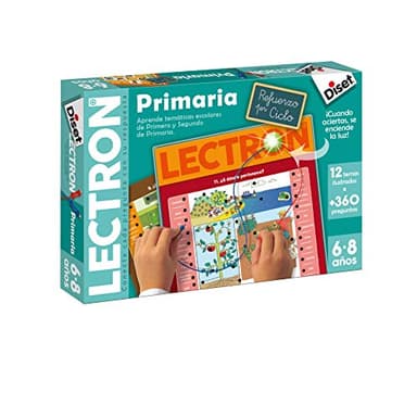 Diset, Lectron Primer Ciclo de Primaria, Juego Educativo de asociar Preguntas y respuestas a Partir de 6 años, Multicolor