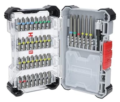 Bosch - Juego de 40 puntas extra duras (197 x 110,5 mm, accesorios profesionales, destornillador, taladro, 40 unidades), Versión actual